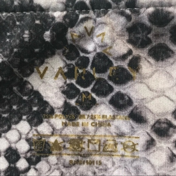 Varley High Waste Snake Print Leggings - Picture 4 of 4